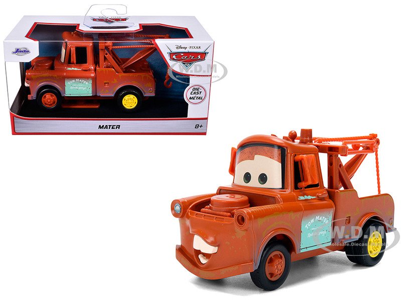 "Tow Mater" Tow Truck Brown (Rusted) "Cars" (2006) Movie "Hollywood Rides" Series 1/32 Diecast Model Car by Jada