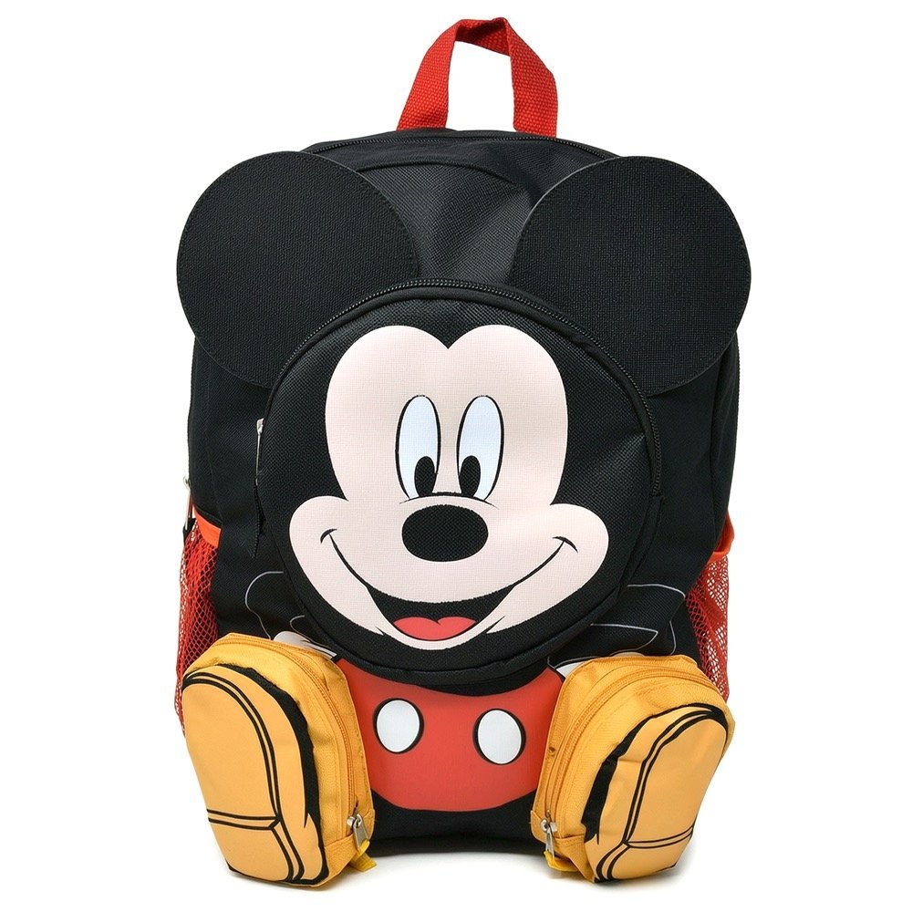 Wholesale Mickey Front Body 16 Backpack with 3 Zipper PocketsNew Art