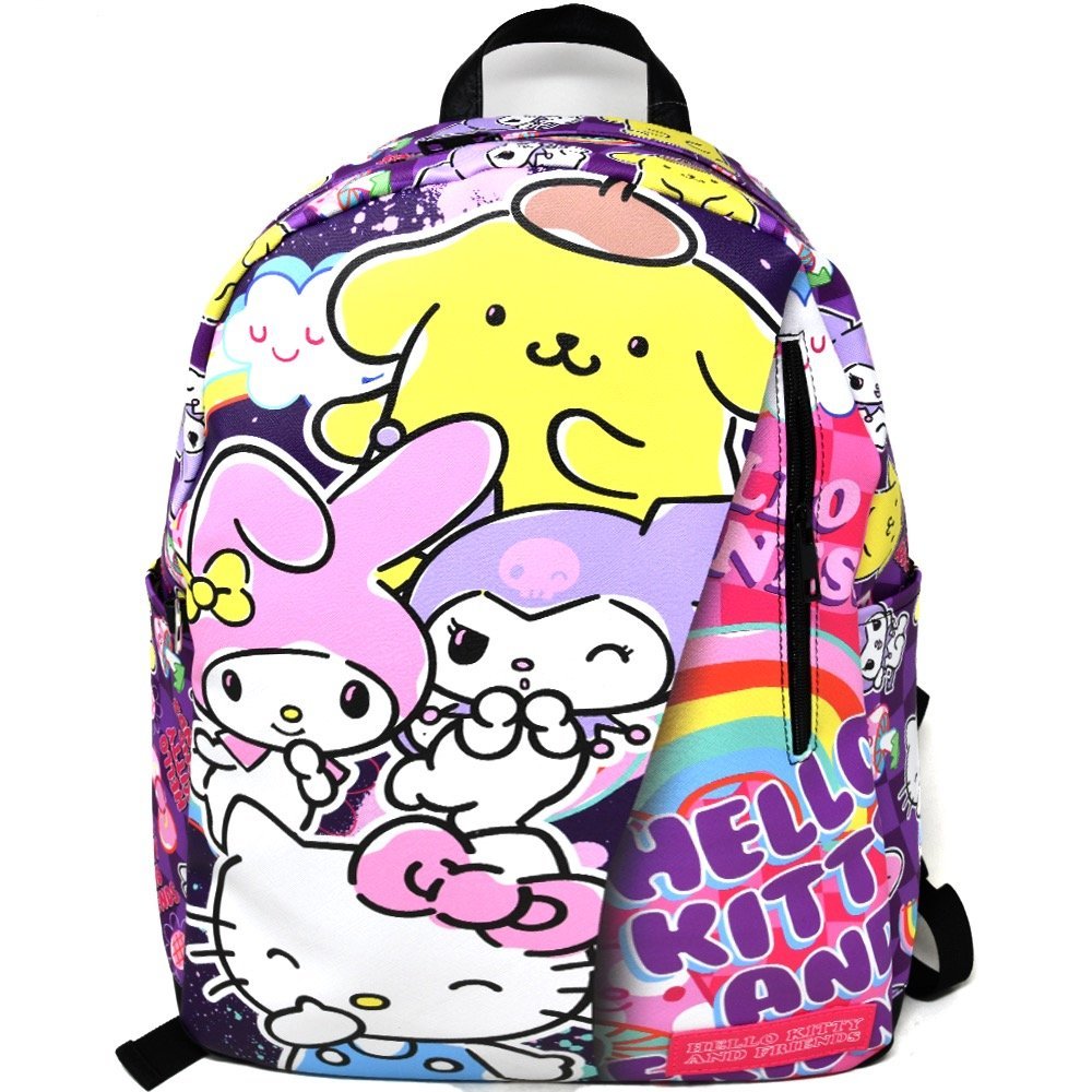 Wholesale Hello Kitty & Friends 16.5 Full Wrap Design PU Backpack